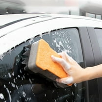 Gumesh Car-Shaped Double Sided Cleaning Sponge - Scratch-Free Wash Sponge Block, Dense Foam for Auto Detailing Car Accessories