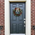 thumbnail image 1 of Gumesh Christmas Wreath Decoration - 18" Mixed Red Berries & Pine Cones Front Door Decor for Holiday, 1 of 8