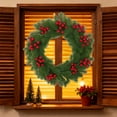 thumbnail image 1 of Gumesh Christmas Wreath with Realistic Greenery, 20 Inch Luxury Artificial Pine Door Decor for Indoor and Outdoor Use, All-Weather Holiday Welcome Wreath for Front Door, 1 of 6
