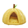 thumbnail image 1 of Gumesh Enclosed Cat Bed - Removable Washable Plaid Pet Nest for Small Medium Large Cats, Portable Warm Sleeping Pod with Cushion, 1 of 6