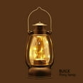 thumbnail image 1 of Gumesh Flickering Flame Lantern , Battery Operated Vintage Lamp for Patio & Garden, Waterproof Indoor/Outdoor Decorative Lighting, 1 of 4