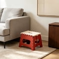 thumbnail image 1 of Gumesh Folding Lightweight Stool - Opens Easy with One Flip - Great for Kitchen, Bathroom or Bedroom, 1 of 6