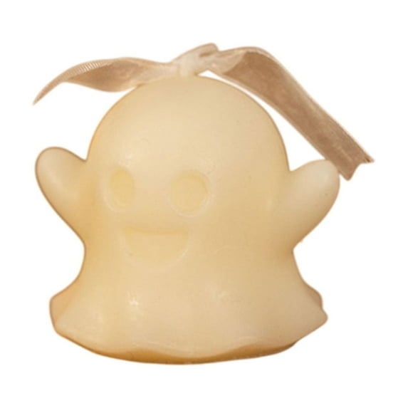 Gumesh Ghost Scented Candle, Spooky Halloween Aroma Candle with Personalized Label, Haunted Home Decor Gift Set, Pumpkin Spice Scented Soy Wax Candle
