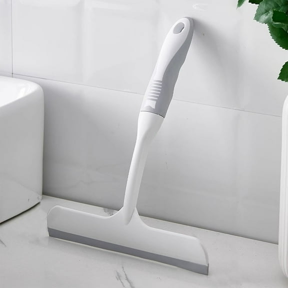 Gumesh Glass Cleaning Tool with Scraper, Stainless Steel Bathroom Cleaner for Shower Doors & Mirrors, Rust-Proof Household Cleaning Kit for Smooth Surfaces