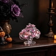 thumbnail image 1 of Gumesh Halloween Decoration Acrylic Pink Pumpkin Sign Pumpkin Table Decor 4 Inch Happy Halloween Desktop Ornament for Farmhouse Home Living Room Holiday Decor, 1 of 6