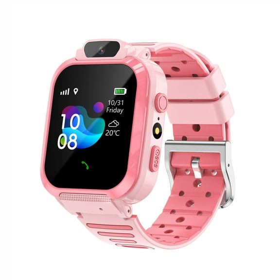 Gumesh Kids Smart Watch Phone for Boys Girls - Two-Way Call & SOS Emergency Positioning Tracker ,Touch Screen | Built-in Games, E-Book, Video Player, Alarm Clock - Safe for Aged 3-12
