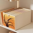 thumbnail image 1 of Gumesh Lidded Clothing Storage Boxes - Large Fabric Organizers with Dividers, Foldable Wardrobe Bin for Sweaters, Pants, Seasonal Clothes, Closet Organizer, 1 of 6