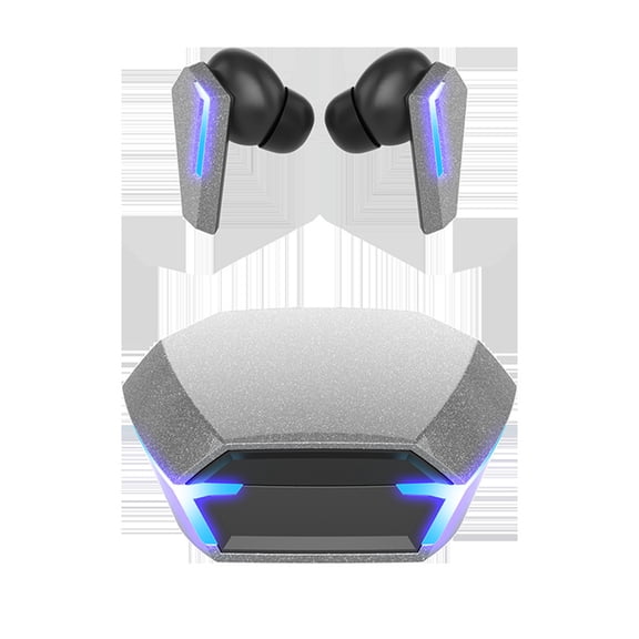 Gumesh Low Latency Gaming Earbuds, Bluetooth 5.2 In-Ear Headphones with Gaming Mode - 40ms Sync for Mobile & PC,White