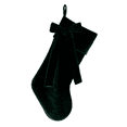 thumbnail image 1 of Gumesh Luxury Velvet Christmas Stocking with Plush Bow, Gift Bag & Ornament Hanger Combo, Premium Fireplace Decor with Embroidered Accents for Holiday Season, 1 of 3