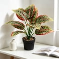 thumbnail image 1 of Gumesh Nearly Natural Artificial Dieffenbachia Plant Faux Greenery in Planter for Indoor Home Decor, 1 of 6
