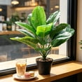 thumbnail image 1 of Gumesh Nearly Natural Artificial Dieffenbachia Plant Faux Greenery in Planter for Indoor Home Decor, 1 of 6