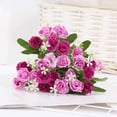 thumbnail image 1 of Gumesh No Maintenance Forever Carnations - Lifelike Silk Artificial Flower Bouquet, Everlasting Home Decor for Table, Kitchen & Gifts, 1 of 5
