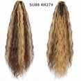 thumbnail image 1 of Gumesh Ponytail Extension, Synthetic Curly Fake Hair with Invisible Wire Comb, Instant Voluminous Ponytail for Women, Quick & Secure Grip, 1 of 3