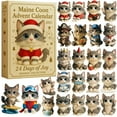 thumbnail image 1 of Gumesh Puppy&Cat Advent Calendar with Toys, 24-Day Countdown to Christmas for Dogs - Holiday Surprise Gift for Dog Lovers with Safe Chew Toys and Snacks, 1 of 3