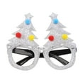 thumbnail image 1 of Gumesh Santa Claus Glasses 2-Pack, Sparkling Light Up Christmas Party Glasses for Adults & Kids, Fun Lighted Prop for Christmas Photos, Festival & Dress Up, 1 of 5
