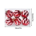 thumbnail image 1 of Gumesh Shiny Christmas Ball Ornaments - 6-Pack Plastic Glitter Hanging Balls with Reflective Finish for Tree & Party Decor, 1 of 8