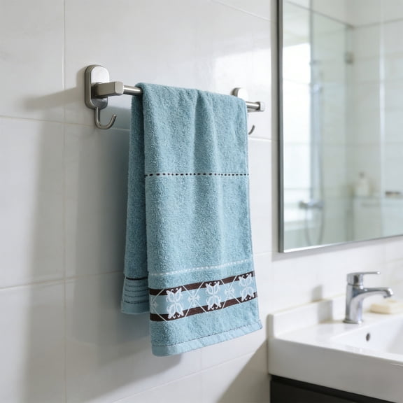 Gumesh Spa Quality Oversized Bath Towel - Ultra Soft and Absorbent Quick-Dry Lightweight Terry Cloth, Large 29x13 Inch Luxury Pool, Gym & Beach Towel(Blue)