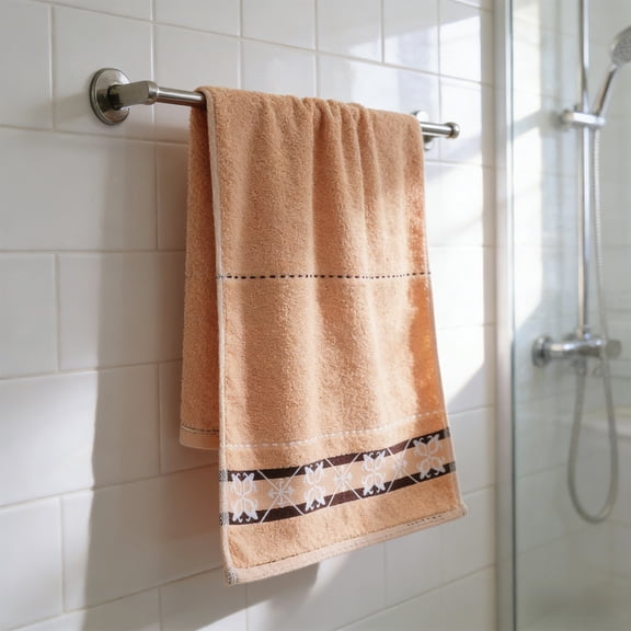 Gumesh Spa Quality Oversized Bath Towel - Ultra Soft and Absorbent Quick-Dry Lightweight Terry Cloth, Large 29x13 Inch Luxury Pool, Gym & Beach Towel(Orange)