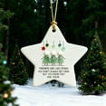 thumbnail image 1 of Gumesh Star Shaped Sea Glass Christmas Ornament, Handcrafted Frosted Friendship Keepsake for Tree, Meaningful Holiday Gift for Best Friends & Soul Sisters, 1 of 4