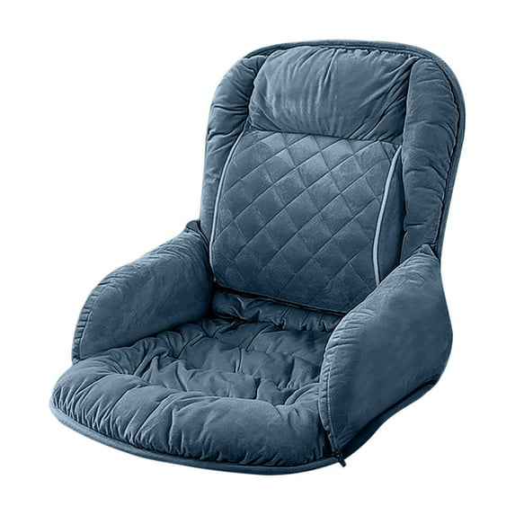 Gumesh Thickened Heated Office Chair Cushion with Lumbar Support - Memory Foam Seat Warmer for Long Hours Sitting