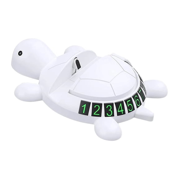 Gumesh Turtle Shape Car Phone Mount - Dashboard Suction Cup Holder with Wide Stable Base, Soft Silicone Material Protects Phone from Scratches(White)