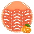 thumbnail image 1 of Gumesh Urinal Screens Scented Deodorizer Set of 10 - Odor Control for Public & Commercial(Orange), 1 of 3