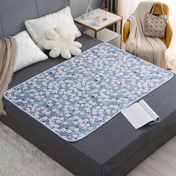 Gumesh Waterproof Bed Pad, 59x39 Inch Large Washable Pee pad for Incontinence, Care, Postpartum, Menstrual & Bedwetting, Reusable Protective Mattress