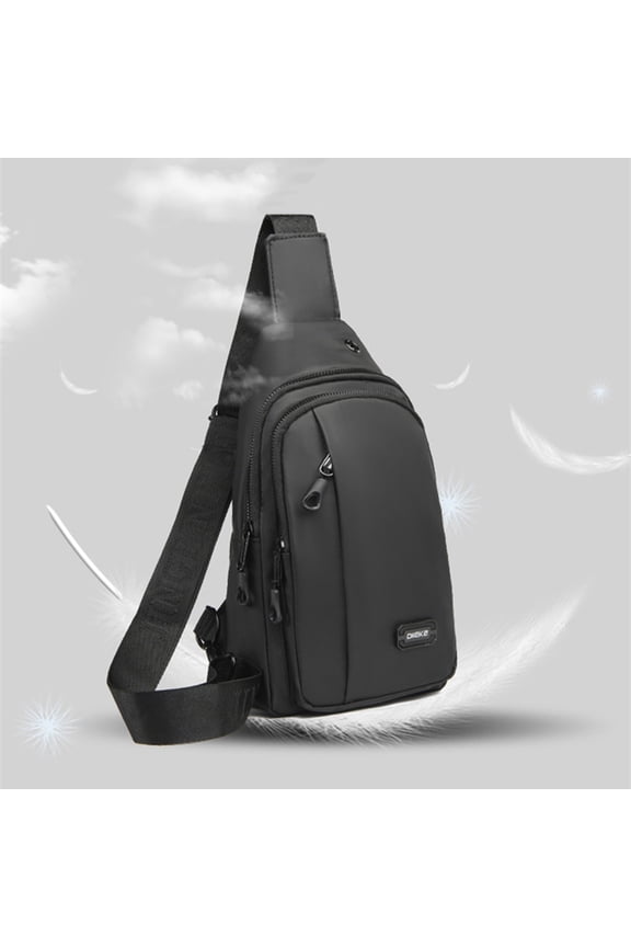 Waterproof Chest Pack for Men - Lightweight Crossbody Sling Bag with Multiple Pockets for Hiking, Cycling, Travel & Outdoor Sports