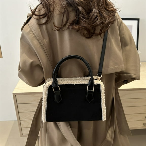 Gumesh Women's Casual Shoulder Bag, Lightweight Crossbody Purse with Detachable Wallet, Multi-Pocket Waterproof Messenger Bag for Work/Travel Laundry Room Organization