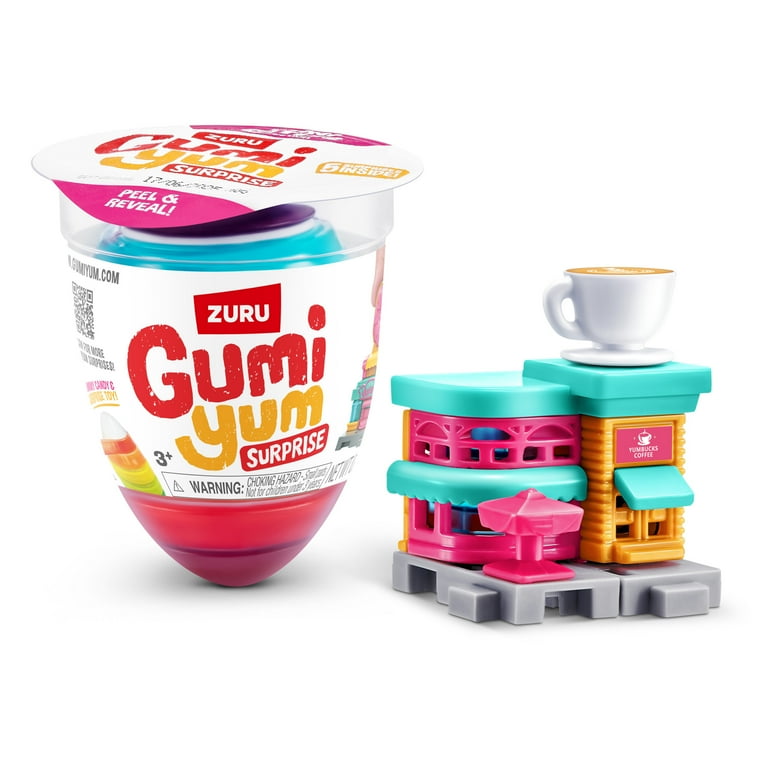 ZURU Gumi Yum Surprise Mini Cities Unboxing Toy, Fruit Flavor