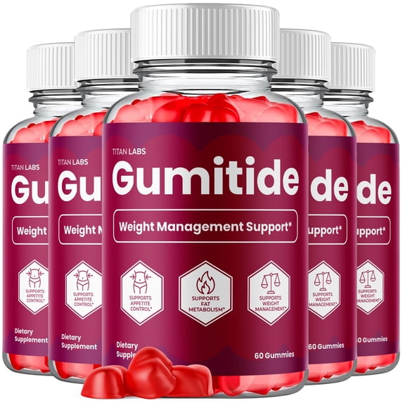 Gumitide Maximum Strength ACV Gummies Advanced Apple Cider Vinegar Supplement 1000MG Formula 300 Gummies