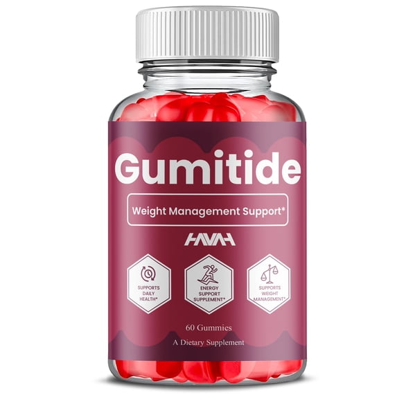 Gumitide Weight Management Support, Gumitide Advanced Daily Overall Health Support (60 Gummies)