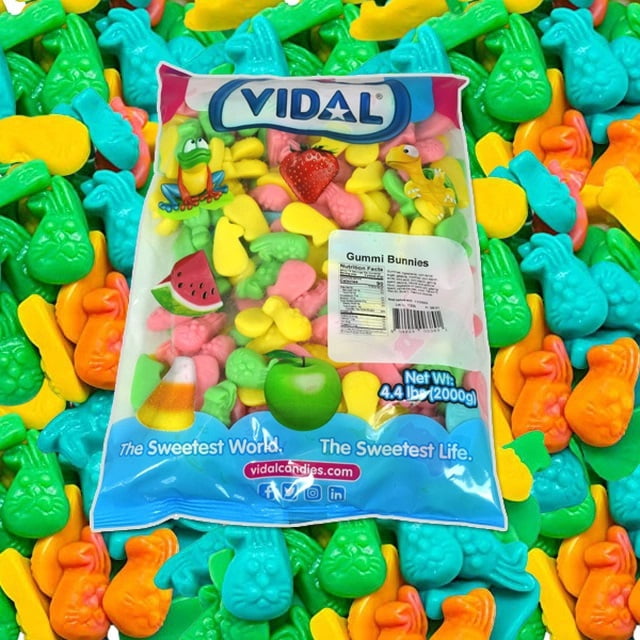 Gummi Bunny Faces bulk gummy candy 4.4 pounds Gummi Bunnies - Walmart.com