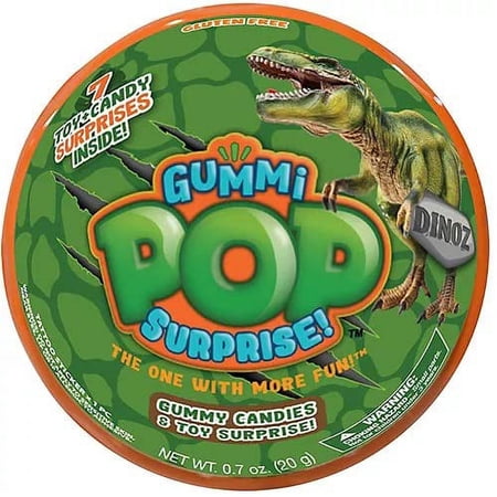 Gummi POP Surprise Dinoz Mystery Pack - 0.71 oz (case of 6)