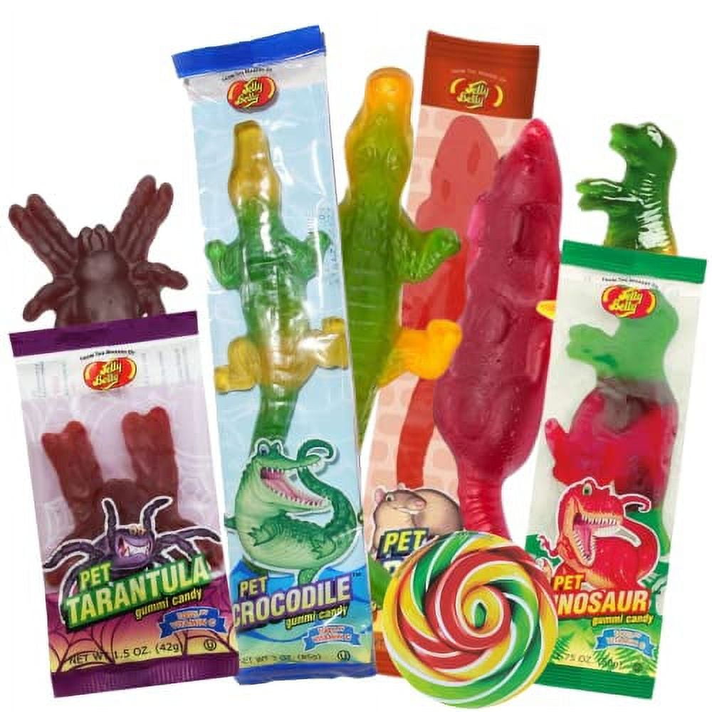 Gummi Pets, Rat, , Tarantula, And Dinosaur, Intense Fruit Flavored Giant Gummy, Easter Basket