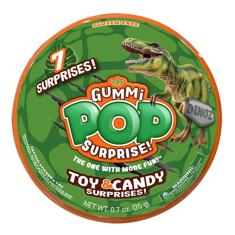 Gummi Pop Surprise! Dinoz Easter Pop, Peel, and Reveal 7 Toy