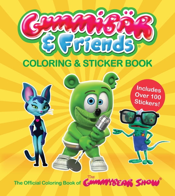 Gummibär & Friends Coloring & Sticker Book: The Official Coloring Book of the Gummy Bear Show: Includes Over 100 Sticker, (Paperback)