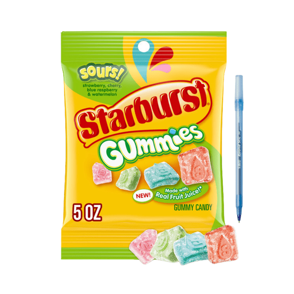 Gummies Sours Gummy Candy 5 oz
