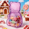 thumbnail image 1 of Gummy Bear Container, 16" Big Plastic Gummy Bear Shaped Container, Creative Bear Shaped Favor Box, Plastic Bear Container Candy Holder for Valentine’s Day, 1 of 3