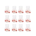 thumbnail image 1 of Gummy Bear Container, Clear Plastic Container Teddy Bear, Small Fillable Plastic Bear Containers for Valentine’s Day, Reusable Present Box for Candy, Party Favors & Festive Storage (12pcs Blue), 1 of 4