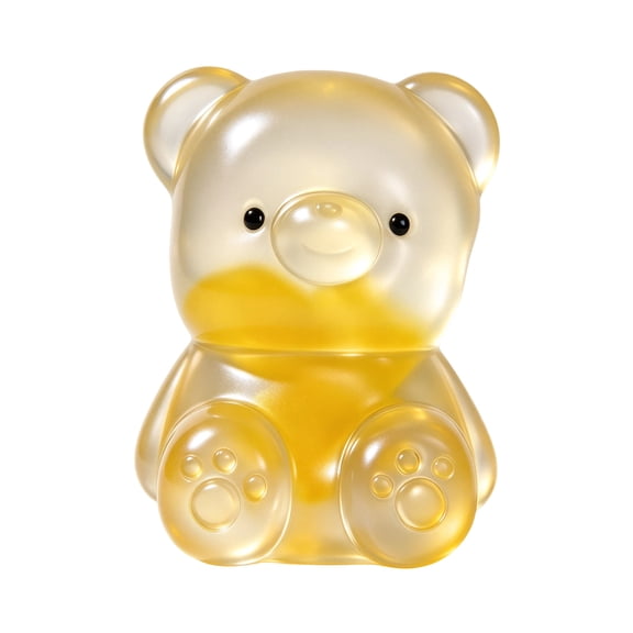 Gummy Bear Squeeze Toy Stress Fidget Ball Sensory Desk Toy Clear Fidget Figure Soft Squeeze Desk Toy For Kids Teens Adults