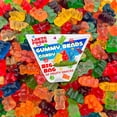 thumbnail image 1 of Gummy Bears Candy, Assorted Fruit Flavored (2 Pound Bag), 1 of 6