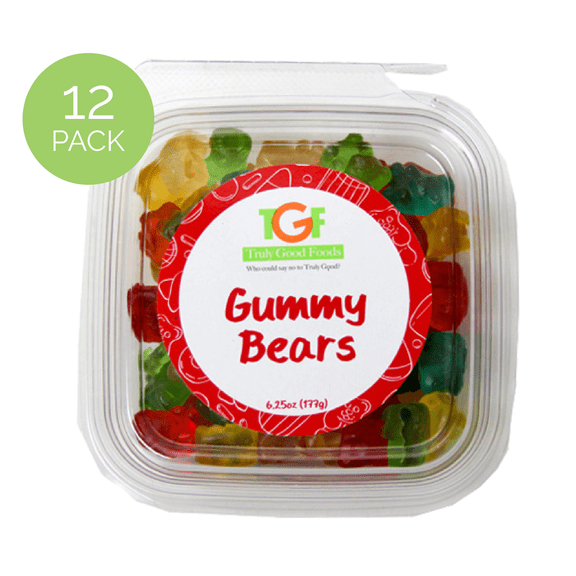 Gummy Bears Mini Cubes, 6.25oz, 12-count