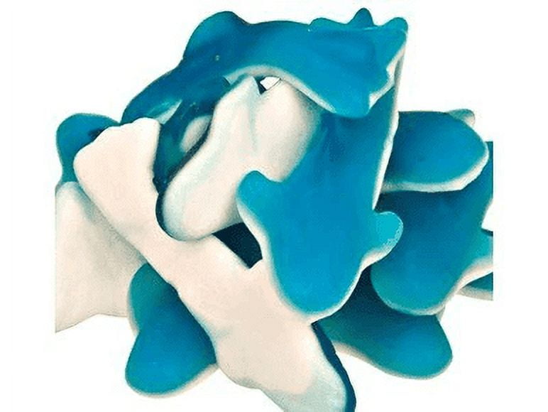 Gummy Blue Sharks Bulk Food Service 20 lbs/9.07 kgs