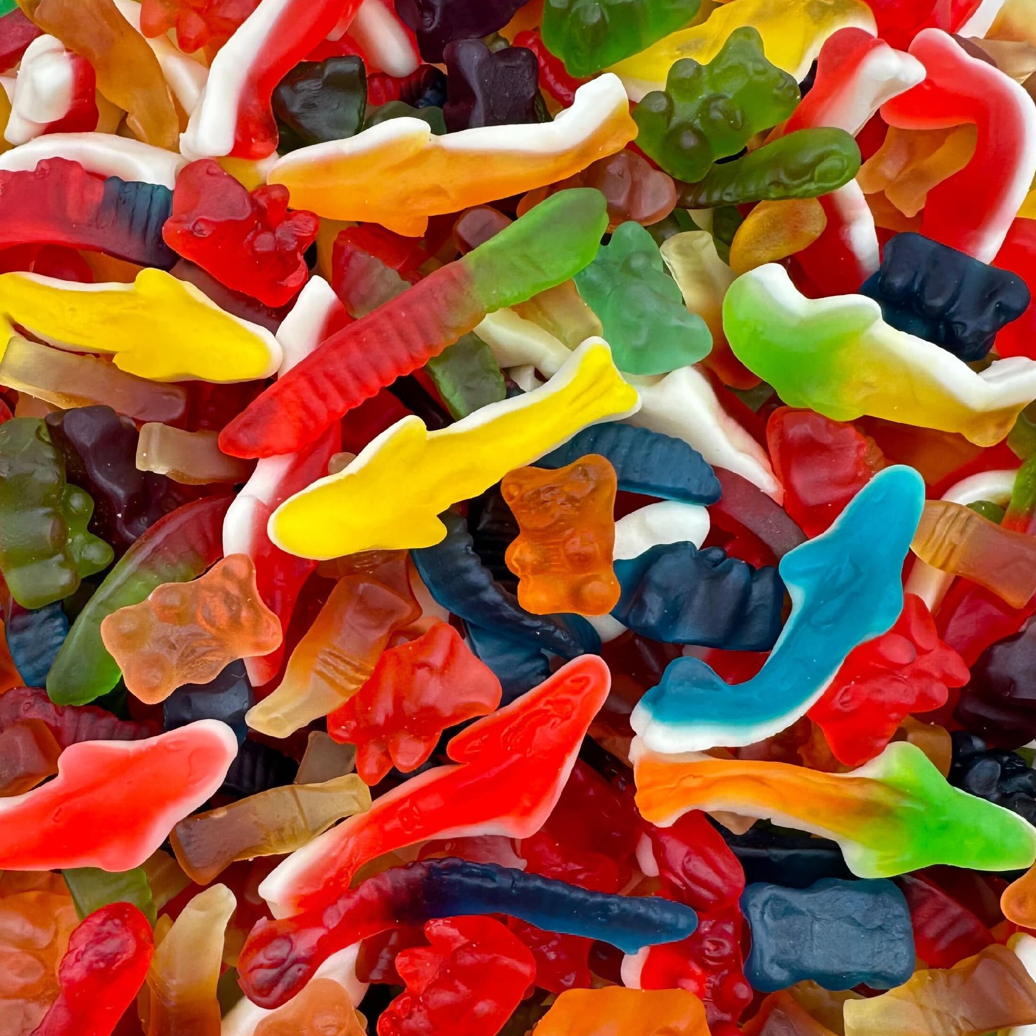 Gummy Candy Fun Pack - Assorted Flavors and Shapes Gummy Mix, 2-Pound ...