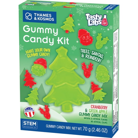 Gummy Candy Kit - Trees, Santas & Reindeer, (Hardcover)