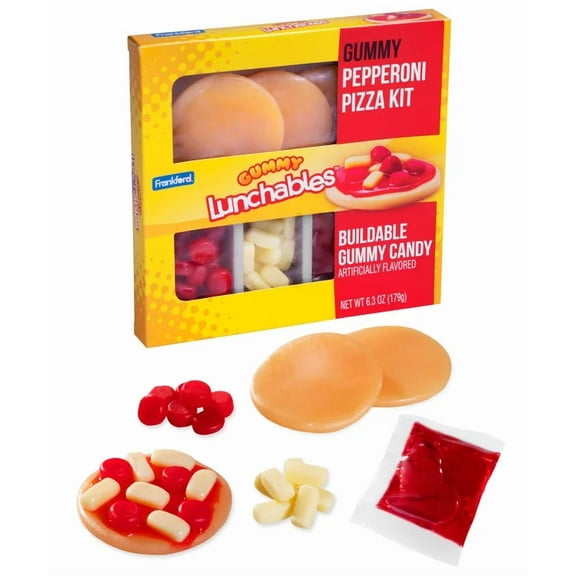 Gummy Lunchables - Your favorite lunchroom meals made gummy(Pizza)