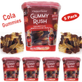 thumbnail image 1 of Gummy Rush Cola Flavors  Gummies 160g e (5.64oz) Pack of 5, 1 of 5