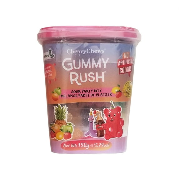 Gummy Rush Sour Party Mix, 150g/5.3 oz.