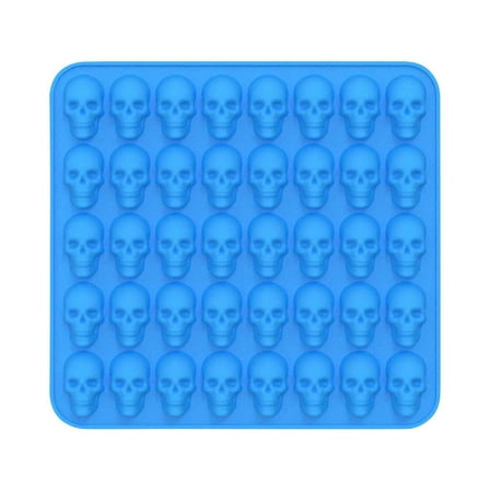Gummy Skull Candy Molds Silicone, Chocolate Gummy Molds with Droppers Nonstick Food Grade Silicone for Candy, Jelly, Ice Cube